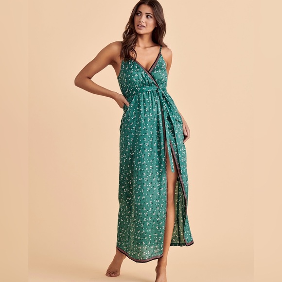 Billabong Floral Sea Green Maxi Dress - Picture 10 of 13